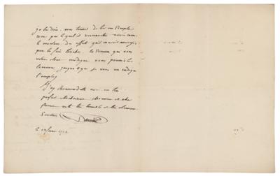 Lot #196 Antoine Lavoisier Autograph Letter Signed - Image 2