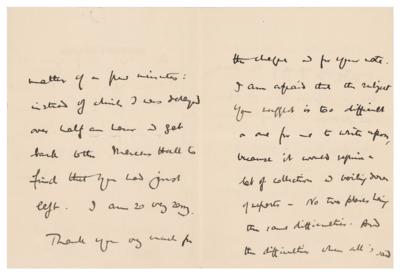 Lot #365 Robert Baden-Powell Autograph Letter Signed - Image 2