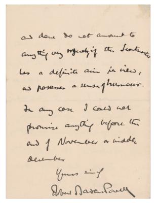 Lot #365 Robert Baden-Powell Autograph Letter Signed - Image 3