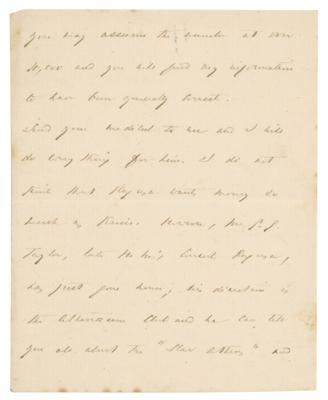 Lot #217 Richard Francis Burton Autograph Letter Signed - Image 2