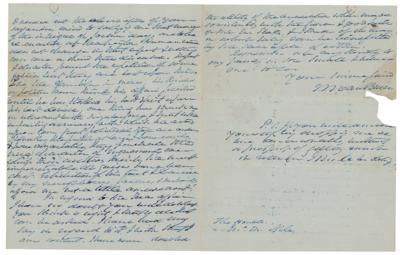 Lot #16 Martin Van Buren Autograph Letter Signed - Image 2