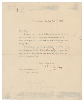 Lot #79 Grover Cleveland Typed Letter Signed - Image 1