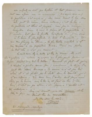 Lot #478 Paul Gauguin Autograph Letter Signed
