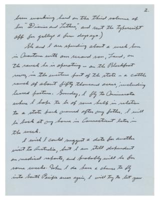 Lot #406 Charles Lindbergh Autograph Letter Signed - Image 2