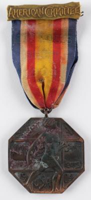 Lot #1011 St. Louis 1904 Olympics Official's Participation Medal/Badge