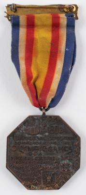 Lot #1011 St. Louis 1904 Olympics Official's Participation Medal/Badge - Image 2