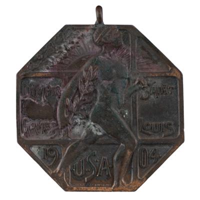 Lot #1011 St. Louis 1904 Olympics Official's Participation Medal/Badge - Image 3