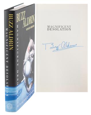 Lot #415 Buzz Aldrin Signed Book