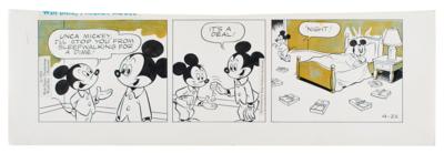 Lot #528 Mickey Mouse Comic Strip