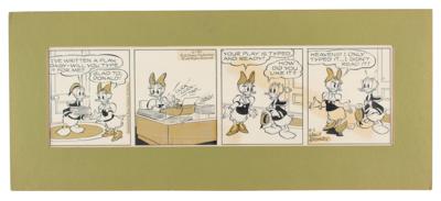 Lot #515 Donald and Daisy Duck Comic Strip
