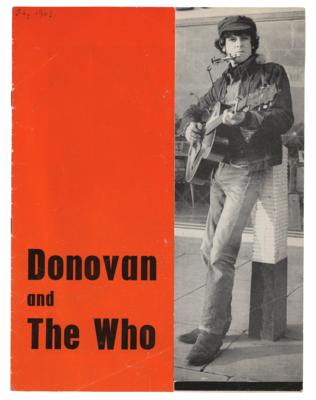 Lot #738 The Who and Donovan 1965 Great Yarmouth Program - Image 1
