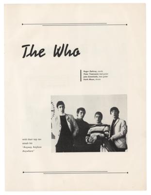 Lot #738 The Who and Donovan 1965 Great Yarmouth Program - Image 3