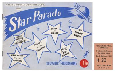 Lot #716 Rolling Stones 1964 Star Parade Program