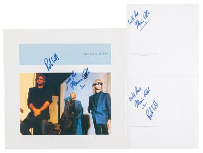Lot #747 Bee Gees: Maurice and Robin Gibb (3) Signed Items - Image 1