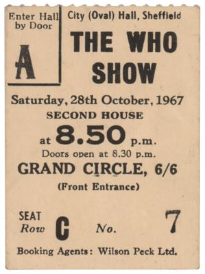 Lot #740 The Who and Traffic 1967 Sheffield Program - Image 4