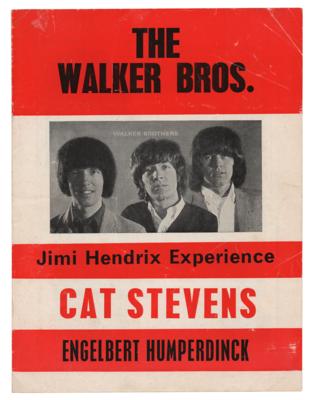 Lot #680 Jimi Hendrix Experience Unofficial 1967 Tour Program - Image 1