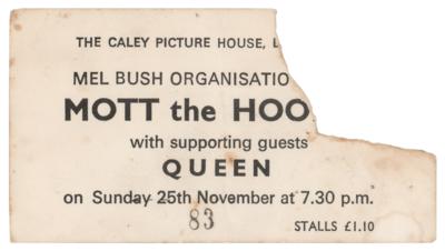 Lot #711 Queen 1973 Edinburgh Ticket Stub - Image 1