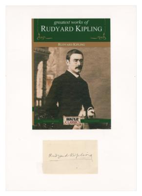 Lot #566 Rudyard Kipling Signature - Image 1