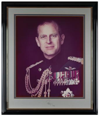 Lot #214 Queen Elizabeth II and Prince Philip Signed Photographs - Image 2