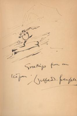 Lot #275 Wilfred T. Grenfell (2) Signed Books with Sketches - Image 3