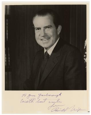 Lot #130 Richard Nixon Signed Photograph - Image 1