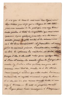 Lot #206 Marie Louise of Parma Autograph Letter Signed