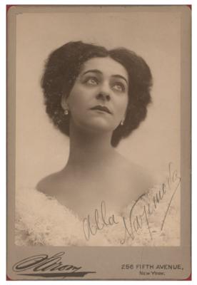 Lot #821 Alla Nazimova Signed Photograph