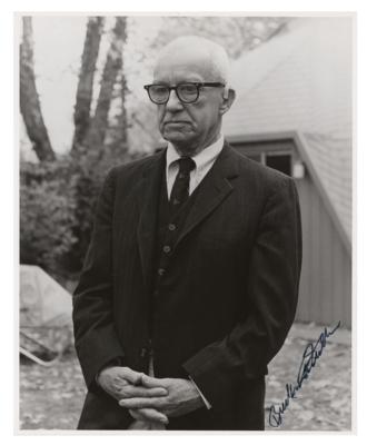 Lot #492 Buckminster Fuller Signed Photograph