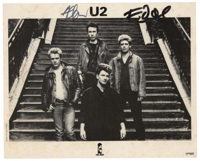 Lot #735 U2 Signed Photograph - Image 1