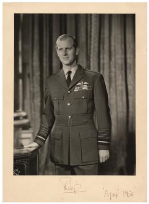 Lot #317 Prince Philip Signed Photograph