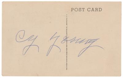 Lot #891 Cy Young Signed HOF Card