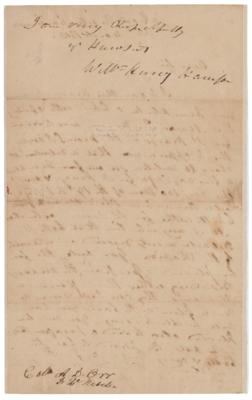 Lot #17 William Henry Harrison Autograph Letter Signed - Image 2