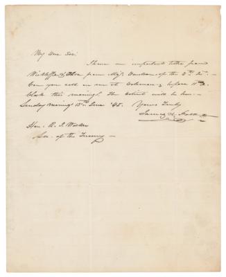 Lot #19 James K. Polk Autograph Letter Signed as President