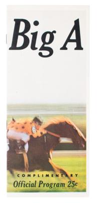 Lot #870 Horse Racing: 1967 Woodward Stakes Program Signed by Braulio Baeza - Image 2