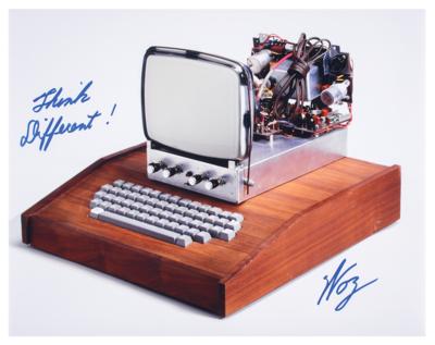 Lot #228 Apple: Steve Wozniak Signed Photograph