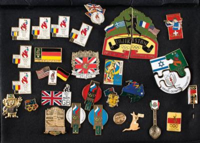 Lot #1036 Atlanta 1996 Summer Olympics Collection of Nearly (600) NOC Pins - Image 3