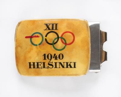 Lot #1025 Helsinki 1940 Summer Olympics Belt Buckle