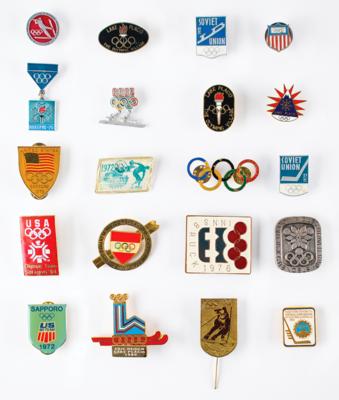 Lot #1045 Winter Olympics Collection of Nearly (130) Pins - Image 1