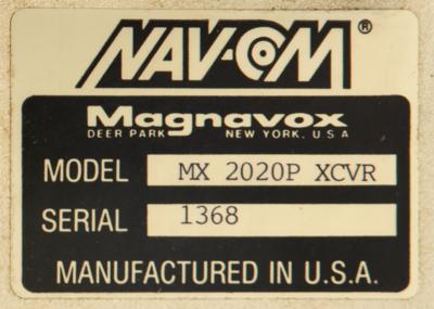 Lot #7020 Magnavox Satellite Phone: Model MX 2020P - Image 6
