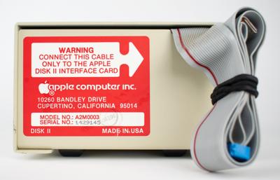 Lot #7022 Steve Wozniak Signed Apple II Floppy Disk Drive - Image 3