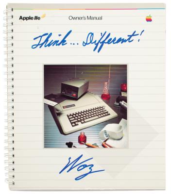 Lot #7023 Steve Wozniak Signed Apple IIe Computer