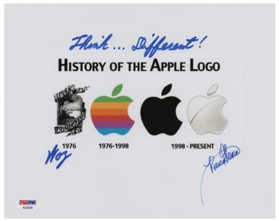 Lot #7028 Steve Wozniak and Ronald Wayne Signed Photograph