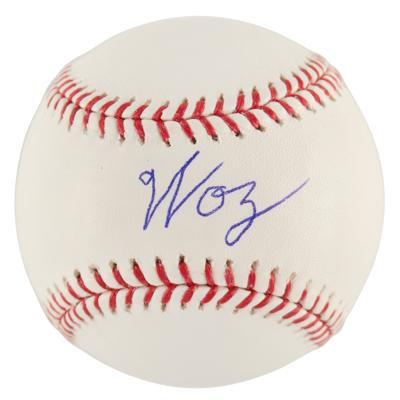 Lot #7025 Steve Wozniak Signed Baseball