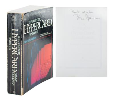 Lot #7032 Bill Atkinson Signed 'The Complete HyperCard Handbook'