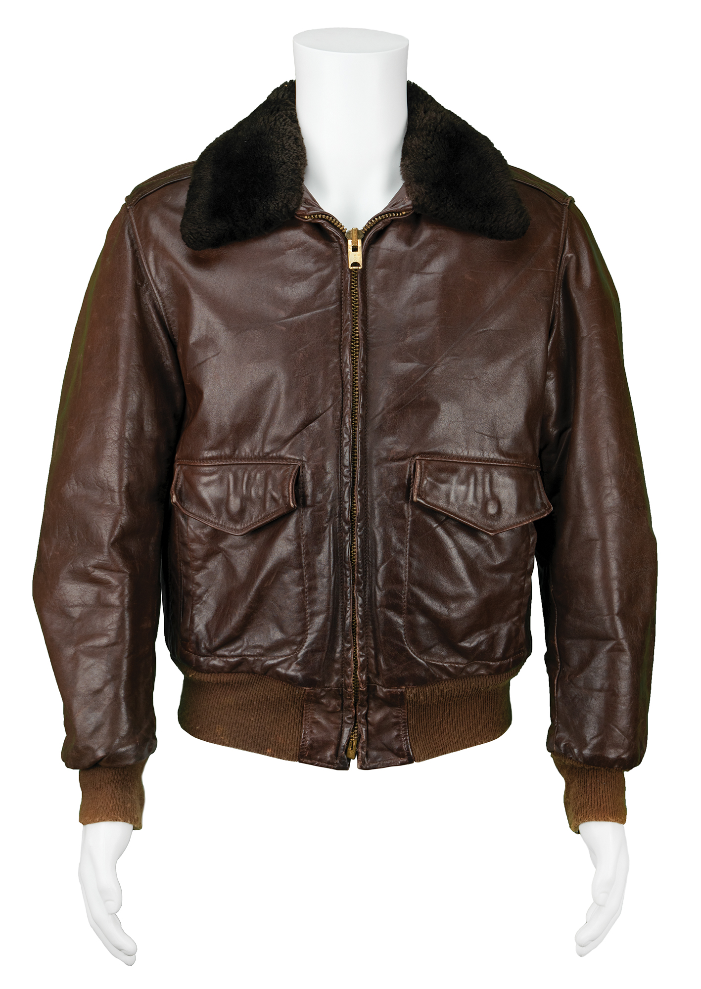 Lot #7008 Steve Jobs's Personally-Owned and -Worn Leather Bomber Jacket