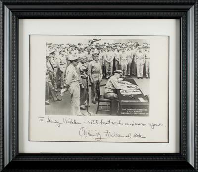 Lot #358 Chester Nimitz Signed Photograph - Image 2
