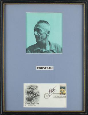 Lot #235 Jacques Cousteau Signed FDC - Image 2