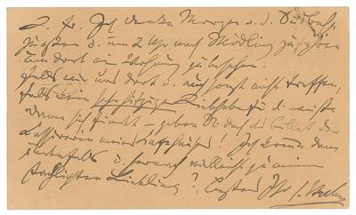 Lot #546 Johannes Brahms Autograph Letter Signed