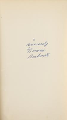 Lot #448 Norman Rockwell Signed Book - Image 2