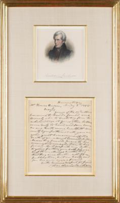 Lot #16 Andrew Jackson Autograph Letter Signed - Image 1
